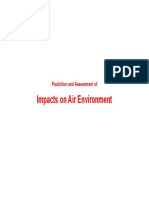 Impacts On Air Environment: Prediction and Assessment of