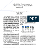 A Seamless Switching Control Strategy of PV Units in Droop Controlled DC Microgrids