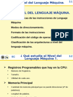 Tema 3: Nivel Del Lenguaje Máquina