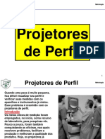 Medição de peças pequenas com projetores de perfil