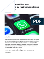 Como compartilhar sua localização no WhatsApp