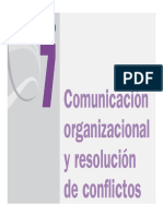 Unicacion Organizacion y Resolucion de Conflictos