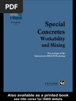 Special Concretes Workability and Mixing