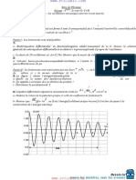 Exercices 3 Systèmes Mécaniques Oscillants