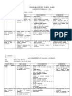 Programación 4° Primaria