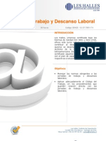 Curso E-Learning: Jornada de Trabajo y Descanso Laboral