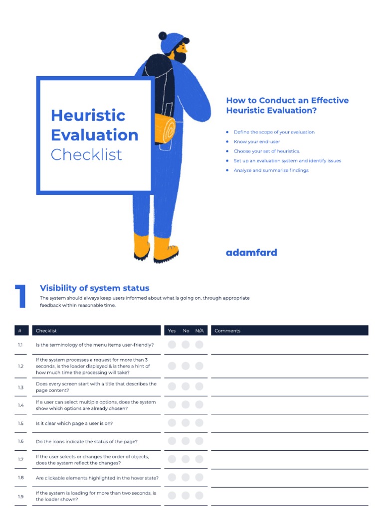 Heuristic Evaluation Checklist Guide | PDF | Usability | Neuroscience