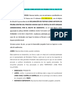 Correcciones Audiencia de Anticipo de Prueba (Testigo)