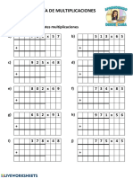 Guía de Multiplicaciones