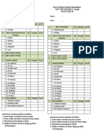 Kartu Hafalan Pondok Romadhon