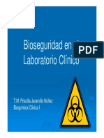 Bioseguridad en El Laboratorio Clínico