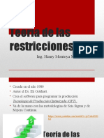 Teoria de Las Restrincciones TOC