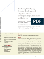 Monk, Et Al - Prenatal Developmental Origins of Future Psychopathology (2020)