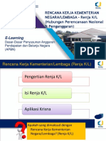 Rencana Kerja Kementerian Negara/Lembaga - Renja K/L (Hubungan Perencanaan Nasional & Penganggaran)