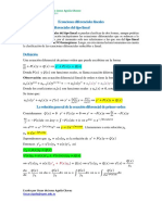 EDO - Ecuaciones Diferenciales Lineales