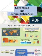 Kebijakkan Dan Permasalahan Gizi