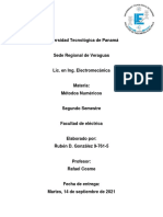 Tarea #2 de Metodos Numericos