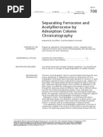 Download Tech 708 Separating Ferrocene and Acetylferrocene by Adsorption Column Chromatography by skbweider SN57487715 doc pdf