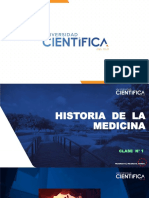 1.-Medicina en La Prehistoria-Ppt - Historia de La Medicina - Sem-1 - Sesion-01 - 2022-1