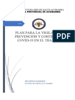 Plan para La Vigilancia Hospital Acobamba