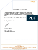 Work Certificate Format1