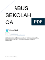 Silabus Sekolah QA - Mar 2022