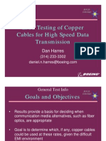 EMC Testing of Copper Cables For High Speed Data Transmission