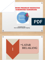 Situasi Terkini Program Keswa Di Kabupaten Tangerang