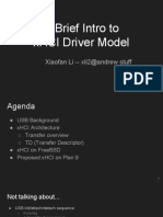 A Brief Intro To xHCI Driver Model: Xiaofan Li - Xli2@andrew Stuff