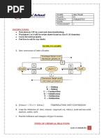 Day 1 Xi Chemistry Revision Sheet