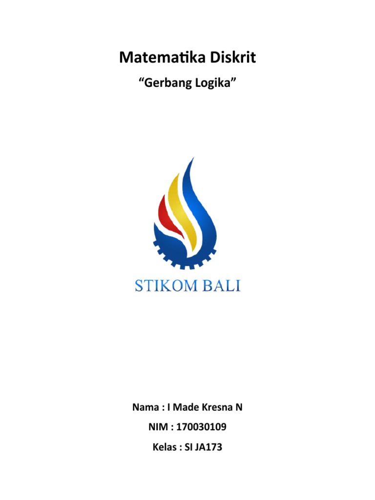 Gerbang Logika Dasar dalam Matematika Diskrit | PDF | Metode & Bahan ...