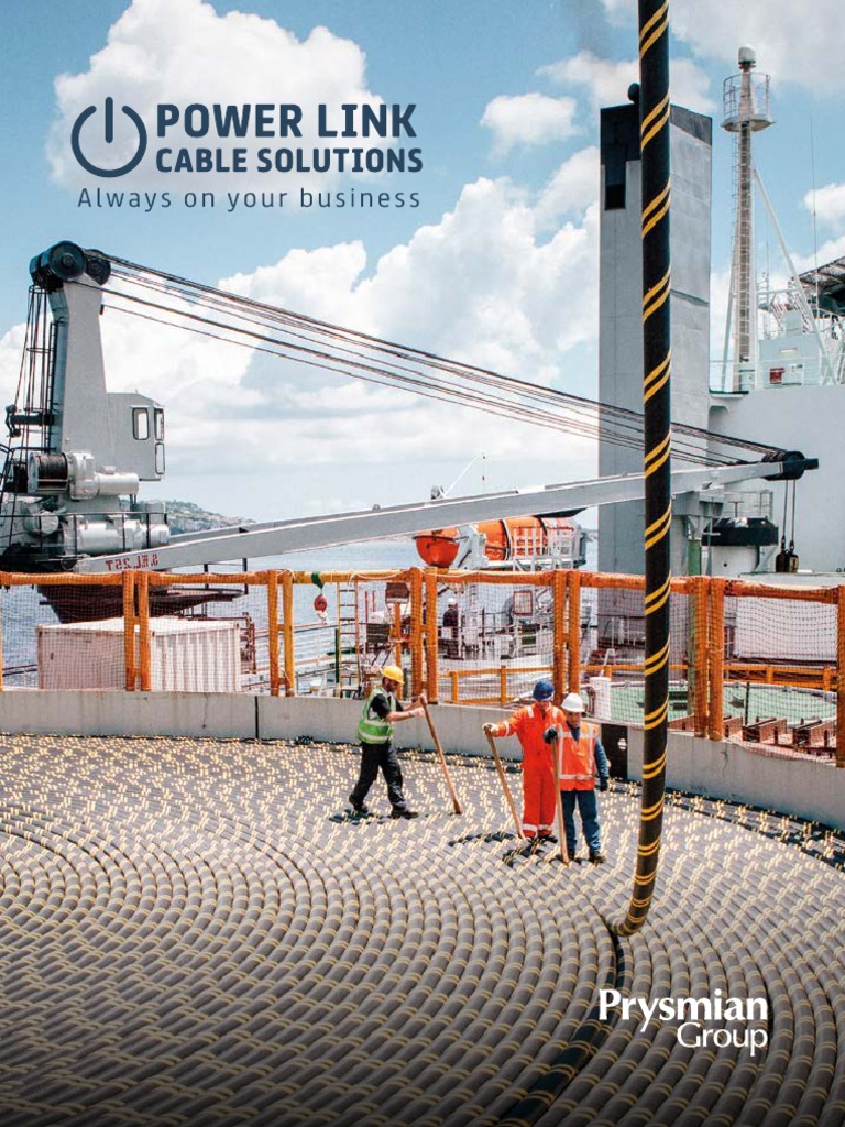 Prysmian Power Link Cable Solutions | PDF | Subsea (Technology ...