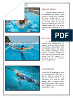 Differe NT Types OF Stroke: Breaststroke