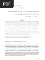 Neutralidade Da Ciencia