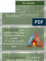 Fire Hazards: Learning Objectives