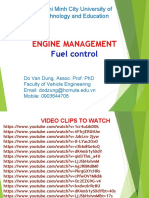 Engine Management: Fuel Control