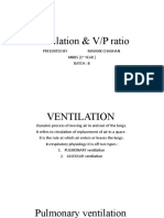 Ventilation & V/P Ratio: Presented by Mayank Chauhan Mbbs (1 Year) Batch: B