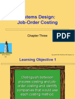 Systems Design: Job-Order Costing: Chapter Three