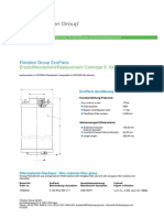 Filtration Group Ecoparts: Ersatzfilterelement/Replacement Cartridge S 100 RN 2 - V1,7
