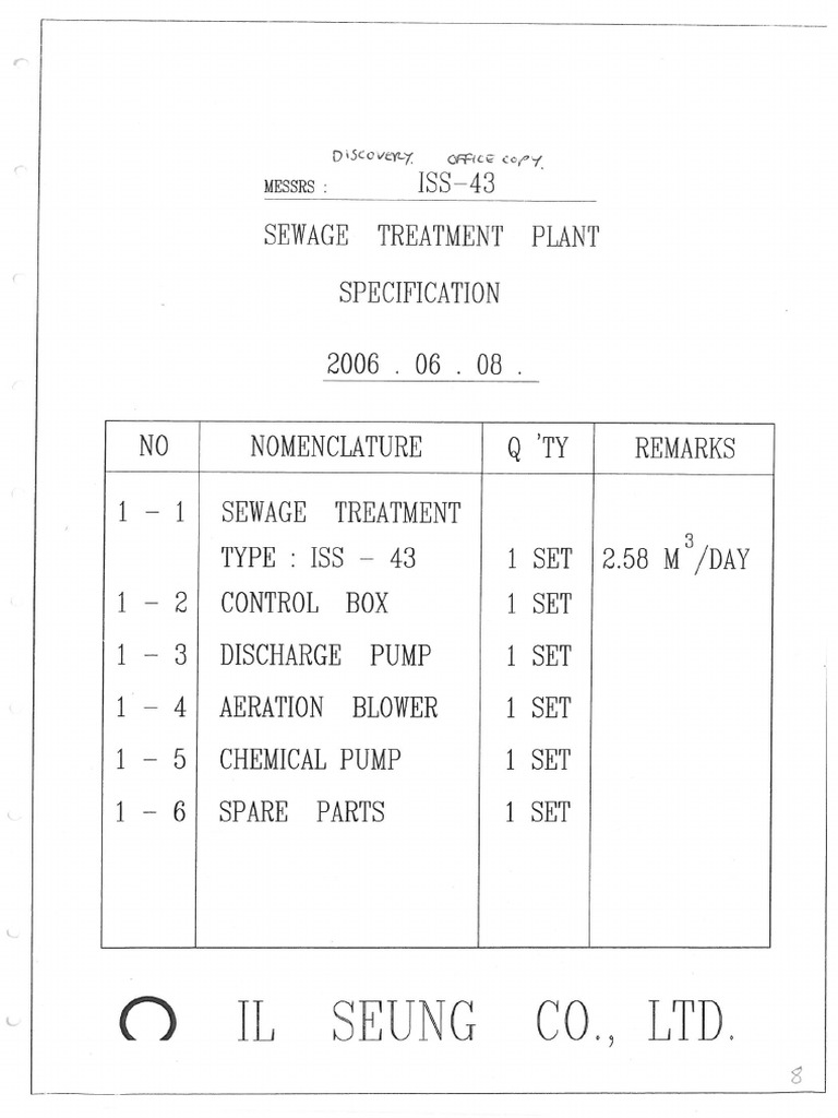 Sewage Treatment Plant Manual PDF