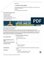 UPSC Syllabus - IAS Syllabus 2021 For CSE Prelims & Mains