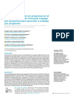 Aprendizaje Basado en Proyectos en El Grado de Educación Primaria - PDF