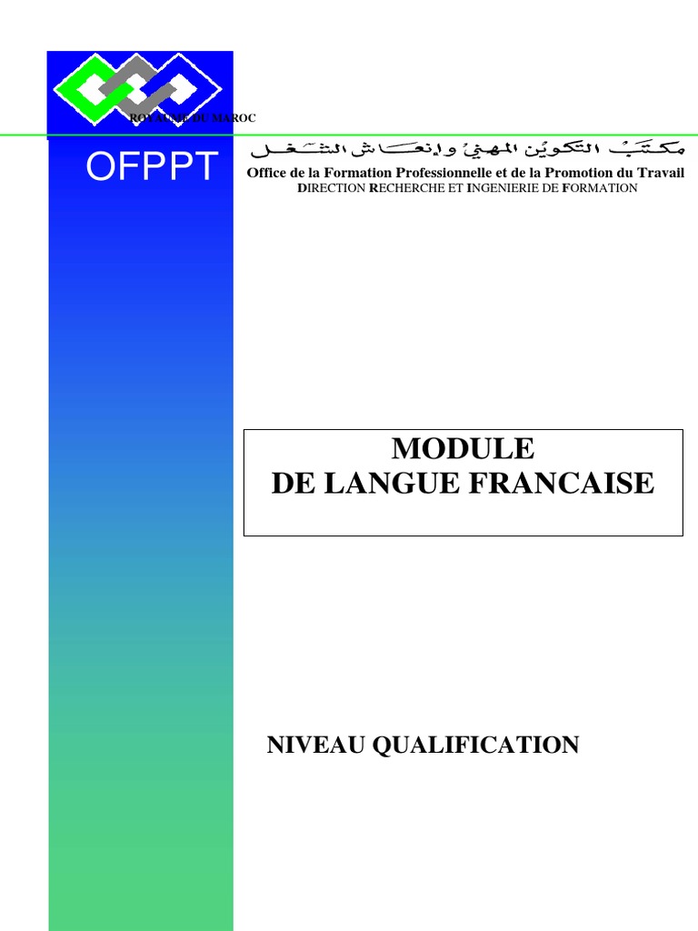 Module de Français : Niveau Qualification | PDF | Évolution de carrière