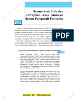 Bab 1 Harmonisasi Hak Dan Kewajiban Asasi Manusia Dalam Perspektif Pancasila-Dikonversi