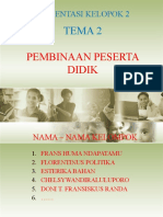 Tema 2 Pembinaan Peserta Didik