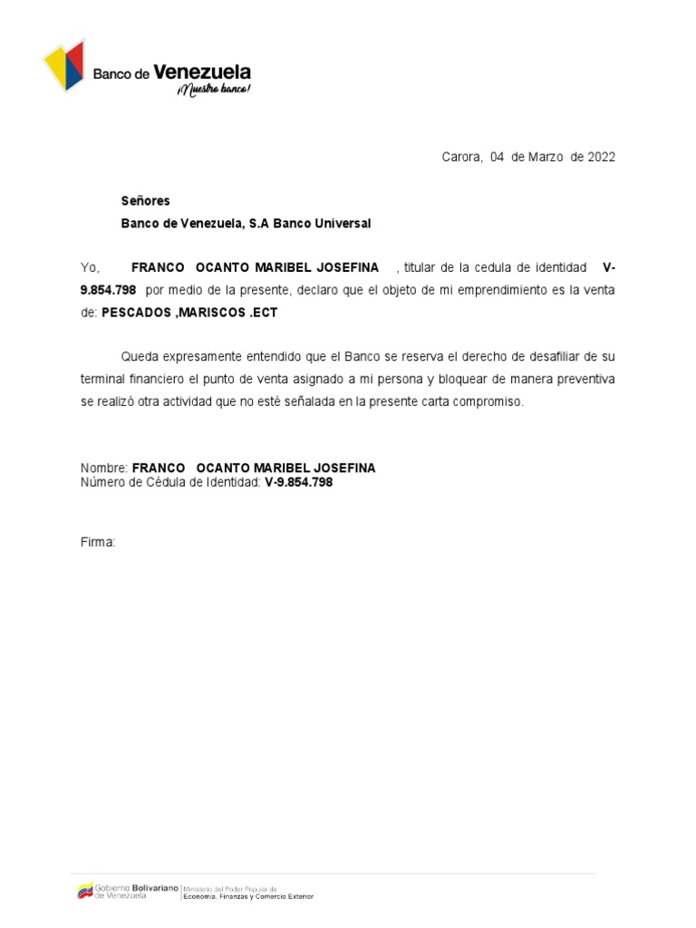 Declaración jurada de la actividad económica1