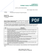 Format Proposal Dan Kelengkapannya - Lembaga Perantara