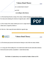 Valence Bond Theory: According To This Theory