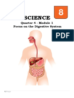 Science: Quarter 4 - Module 1 Focus On The Digestive System