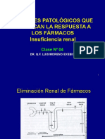 Clase 04 - Factores Patologicos Que Modifican La Respuesta A Los Farmacos - Insuficiencia Renal